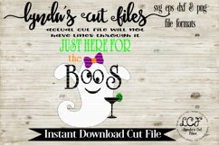 I'm just here for the Boos//Halloween//SVG/EPS/DXF Product Image 1