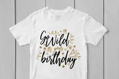 Go Wild Its Your Birthday - Birthday SVG EPS DXF PNG Files Product Image 3