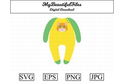 childrens rompers SVG - Cute clothes SVG, EPS, PNG and JPG Product Image 1