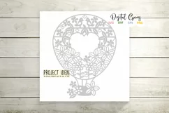 Hot air balloon paper cut design SVG / DXF / EPS / PNG files Product Image 6
