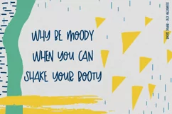 Boogie Down! Handlettered Sans Font - Free Font Of The Week Product Image 2
