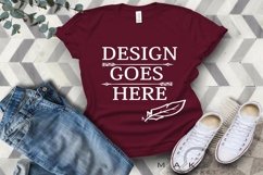 Adult T-Shirt/ T-Shirt Mock-up, Bella Canvas T-Shirts/ Product Image 1