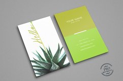 Green Natural colors business card Product Image 2