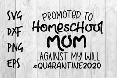 Promoted to Homeschool Mom SVG design Product Image 1