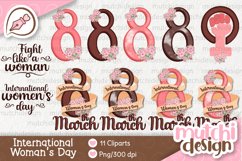International Womans Day Cliparts Product Image 1