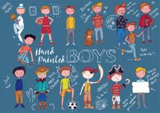 Boys hand painted Product Image 1