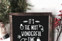 The Most Wonderful Time Christmas Cut Files Product Image 3