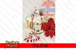 Red Christmas Eve Mug Mug wrap for sublimation Product Image 1