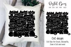 Cats - Lots of Cats!!! SVG / PNG / EPS / DXF files Product Image 1