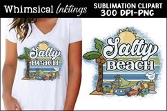 Salty Beach Sublimation Clipart Product Image 1