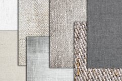 Burlap digital paper, BURLAP PAPER, Craft paper, A4 papers Product Image 2