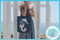 Seahorse SVG | Seahorse Floral Mandala Zentangle SVG Product Image 3