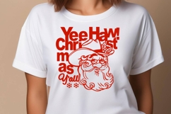 Cowboy Santa SVG Bundle Western Christmas Howdy Clipart Yee Product Image 2