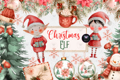 Christmas Elf Clipart Product Image 1