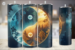 Balance Tumbler Sublimation, 20 oz Tumbler / Yin and Yang Product Image 3