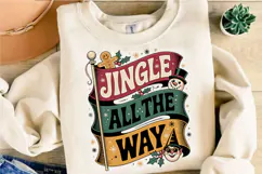 Jingle all the way Christmas PNG Designs Product Image 4