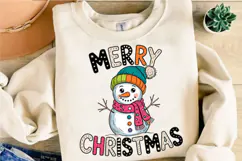 Funny Snowman Face Sublimation Product Image 4