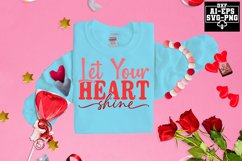 Let Your Heart Shine Svg Cut Files Creative Art Product Image 1