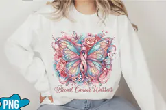 Breast Cancer Warrior PNG Designs Product Image 4