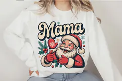 Santa mama checkered PNG Designs Product Image 4