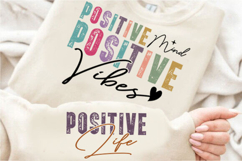 Positive Affirmations Life Mind Vibes Svg Design Product Image 1