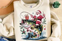 Christmas Fishing Sublimation Product Image 4