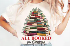 All Booked For Christmas PNG Designs Product Image 5