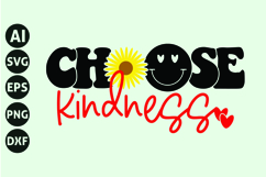 Choose Kindness Svg, Motivation Svg Product Image 1