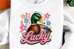 Lucky Duck Retro PNG Designs Product Image 3
