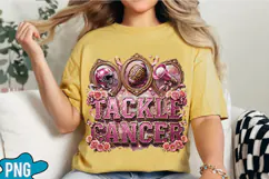 Football Tackle Cancer Sublimation Product Image 4