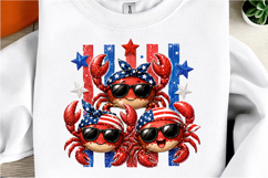 4th of July Crabs Png Product Image 4