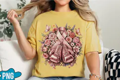 Breast Cancer with boxing gloves PNG Designs Product Image 4