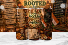 Indian Heritage Pride Tumbler Wrap PNG Product Image 1