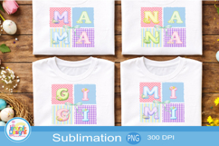 Grandma PNG Bundle | Mama Gigi Mimi Nana Floral Sublimation Product Image 1