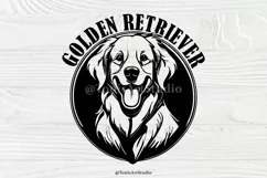 Golden Retriever Svg, Dog Mom Svg, Cut Files, Dog Face Svg Product Image 4