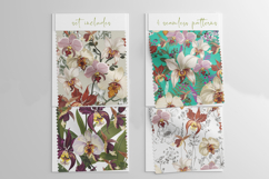 Hand drawn vector orchids Product Image 6