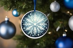 Round Christmas Ornament Sublimation|Clipart Product Image 3
