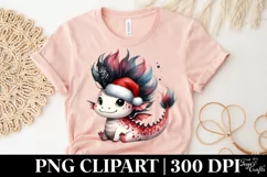Expressive Cute Dragon with Punk Haircut, PNG Product Image 5