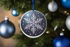 Round Christmas Ornament Sublimation|Clipart Product Image 3