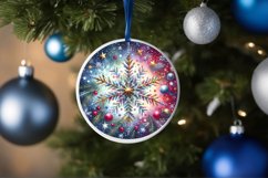 Round Christmas Ornament Sublimation|Clipart Product Image 3