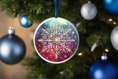 Round Christmas Ornament Sublimation|Clipart Product Image 3