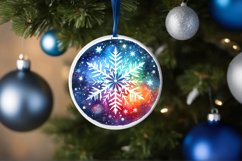 Round Christmas Ornament Sublimation|Clipart Product Image 3