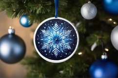 Round Christmas Ornament Sublimation|Clipart Product Image 3