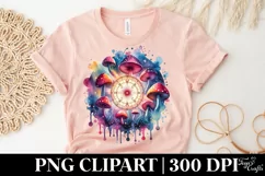 Vibrant Magical Celestial Mushroom Tarot PNG Product Image 5
