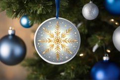 Round Christmas Ornament Sublimation|Clipart Product Image 3