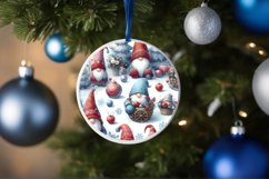 Winter Gnomes Round Ornament PNG Product Image 4