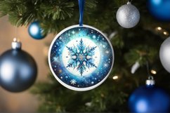 Round Christmas Ornament Sublimation|Clipart Product Image 3