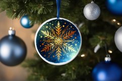 Round Christmas Ornament Sublimation|Clipart Product Image 3
