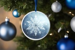 Round Christmas Ornament Sublimation|Clipart Product Image 3