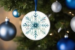 Round Christmas Ornament Sublimation|Clipart Product Image 3